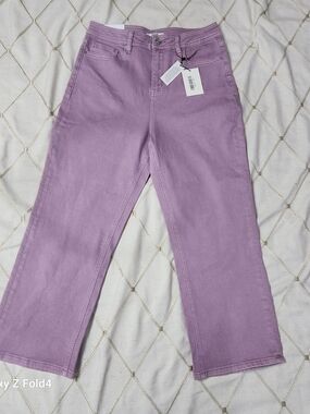 BAYEAS Los Angeles Perfect Stretch Straight Leg Jeans Lavender Purple 31P NWT